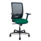 Silla Zulema sincro malla negra asiento bali verde botella - 390SM840B426B2DB68R6